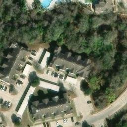 College Station Beach Volleyball Court #3 — aerial view