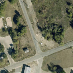 Taylor Beach Volleyball Court #3 — aerial view
