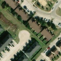 Barracks Sand Volleyball Court — aerial view