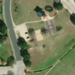 College Station Beach Volleyball Court #1 — aerial view