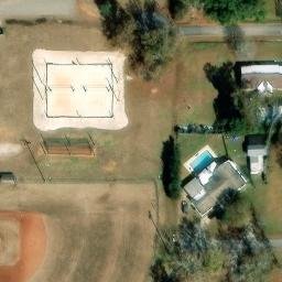 Robertsdale Beach Volleyball Court #1 — aerial view