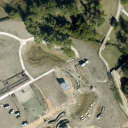 Hutto Beach Volleyball Court #3 — aerial view
