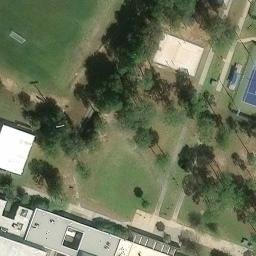 Ferry Pass Beach Volleyball Court #5 — aerial view