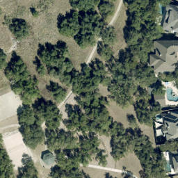 Cedar Park Beach Volleyball Court #11 — aerial view