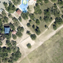 Cedar Park Beach Volleyball Court #9 — aerial view