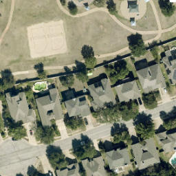 Avery Ranch Beach Volleyball Court #3 — aerial view