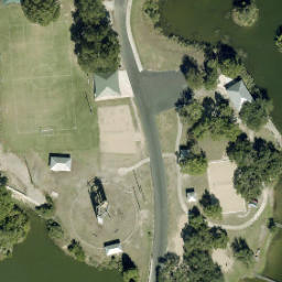 Sand Volleyball — aerial view