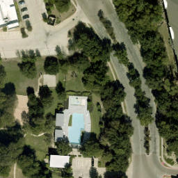 Round Rock Beach Volleyball Court #2 — aerial view