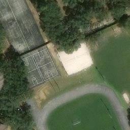Brent Beach Volleyball Court #2 — aerial view
