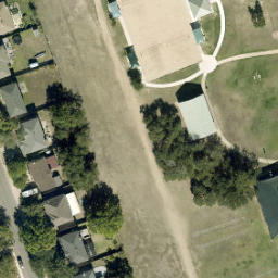 Cedar Park Beach Volleyball Court #5 — aerial view