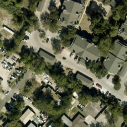 Round Rock Beach Volleyball Court #1 — aerial view