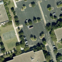 Jollyville Beach Volleyball Court #8 — aerial view