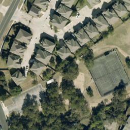Jollyville Beach Volleyball Court #5 — aerial view