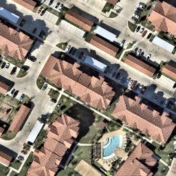 Pflugerville Beach Volleyball Court #6 — aerial view
