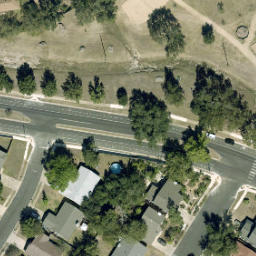 Austin Beach Volleyball Court #101 — aerial view