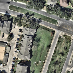 Sand Volleyball Court, Windemere, TX — aerial view