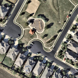 Pflugerville Beach Volleyball Court #5 — aerial view