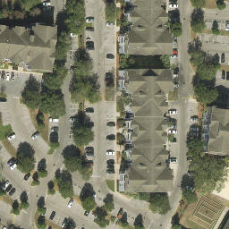 Sand Volleyball Court, Tallahassee, FL — aerial view