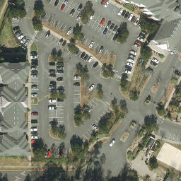 Sand Volleyball Court, Tallahassee, FL — aerial view