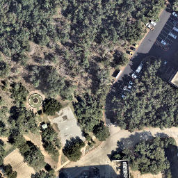 Sand Volleyball Court, Jollyville, TX — aerial view