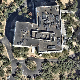Sand Volleyball Court, Jollyville, TX — aerial view