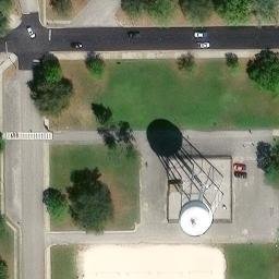 Biloxi Beach Volleyball Court #2 — aerial view