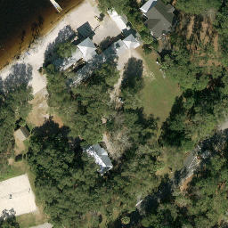 Sand Volleyball Court, Tallahassee, FL — aerial view