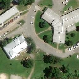 Ocean Springs Beach Volleyball Court — aerial view
