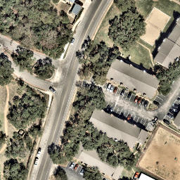 Austin Beach Volleyball Court #69 — aerial view