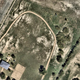 Austin Beach Volleyball Court #63 — aerial view