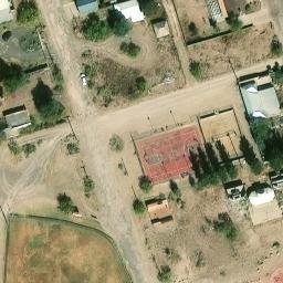 Marfa Beach Volleyball Court — aerial view