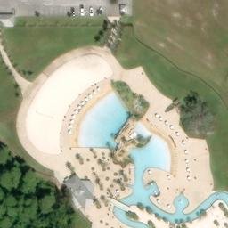Orange Beach Beach Volleyball Court — aerial view