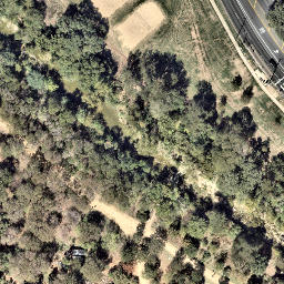 Austin Beach Volleyball Court #45 — aerial view