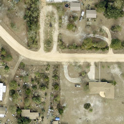 Bayou Beach Volleyball — aerial view