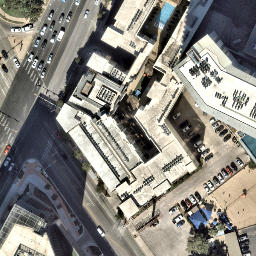 Austin Beach Volleyball Court #38 — aerial view