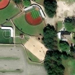 Scott Beach Volleyball Court #2 — aerial view