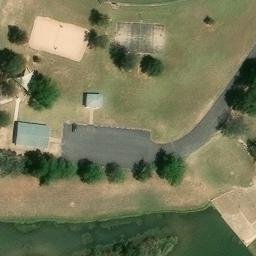Fredericksburg Beach Volleyball Court — aerial view