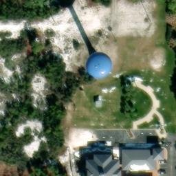 Baldwin County Beach Volleyball Court #2 — aerial view