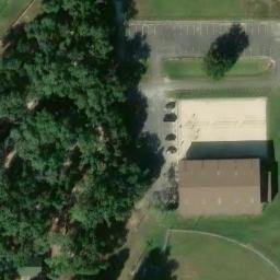 Sulphur Beach Volleyball Court #2 — aerial view