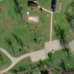 Sand Volleyball Court, Garfield, TX — aerial view