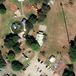 Lafayette Beach Volleyball Court #2 — aerial view