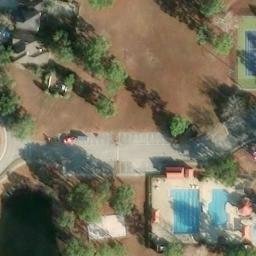 WaterMill Beach Volleyball — aerial view