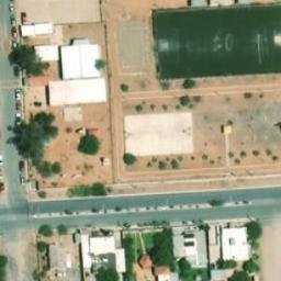 Benjamín Hill Beach Volleyball Court — aerial view