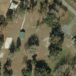 Sand Volleyball Court, Watertown, FL — aerial view