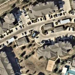 Austin Beach Volleyball Court #2 — aerial view