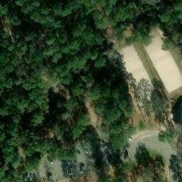 Harris County Beach Volleyball Court #36 — aerial view