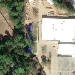 Grogan's Mill Beach Volleyball Court — aerial view