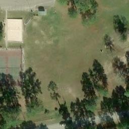 Harris County Beach Volleyball Court #33 — aerial view
