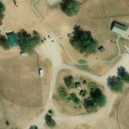 Bastrop County Beach Volleyball Court #1 — aerial view