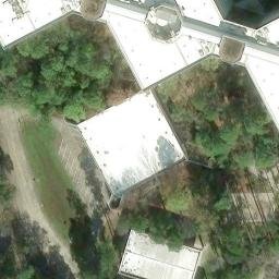 Harris County Beach Volleyball Court #30 — aerial view